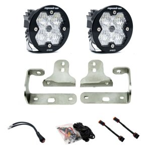 Jeep Wrangler JL Fog Light Pocket Kit - Baja Designs - Squadron-R Pro 2.0 - Clear - `18-`25 Jeep Wrangler JL Fog Light Pocket Kit - Baja Designs - Squadron-R Pro 2.0 - Clear - `18-`25